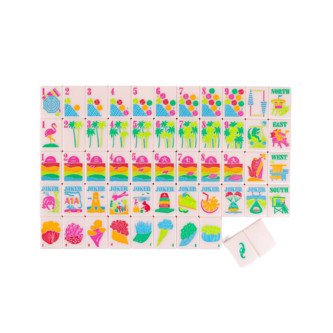 Florida Series Mahjong Tile Set