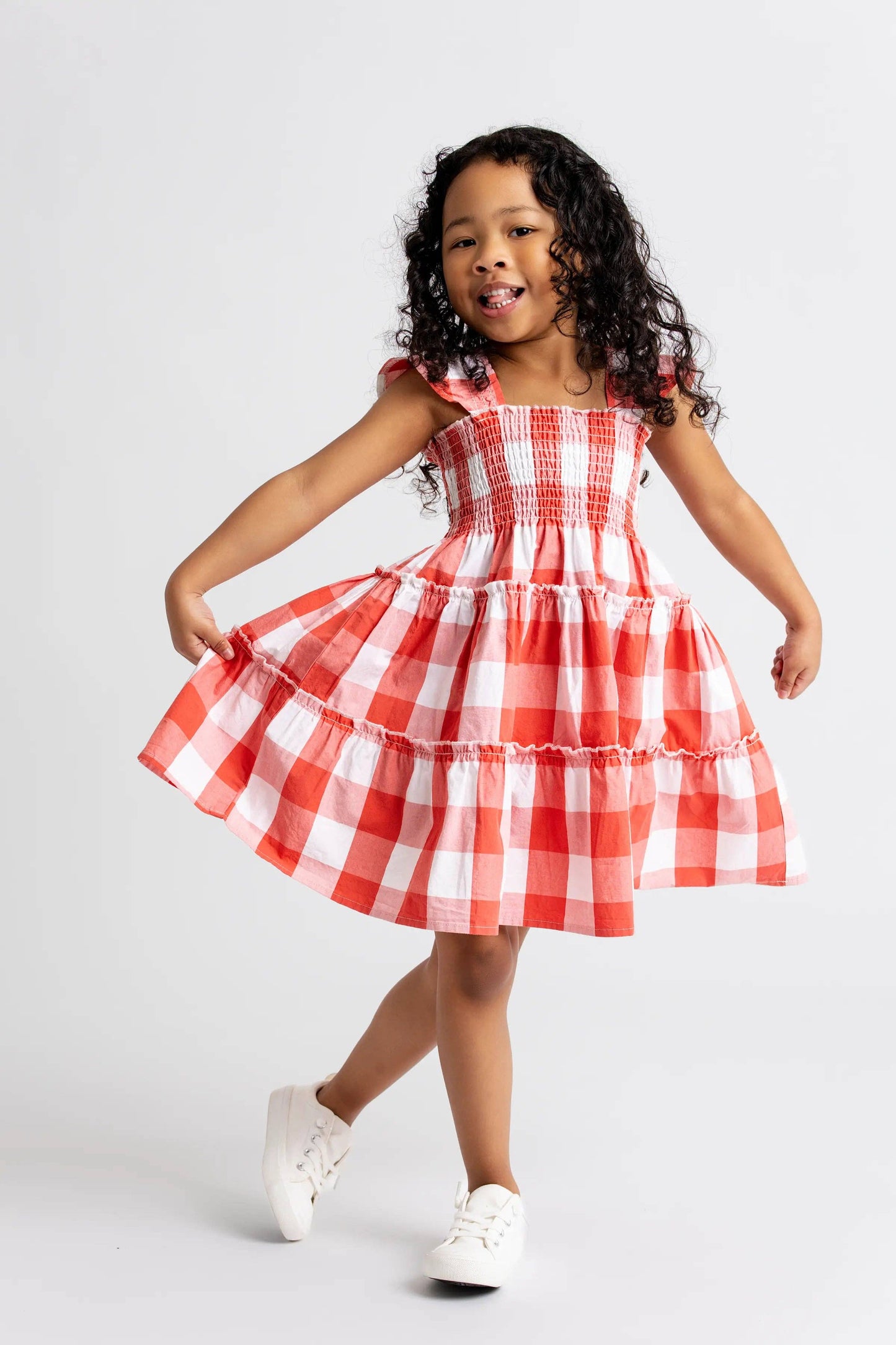 Red Gingham Dress