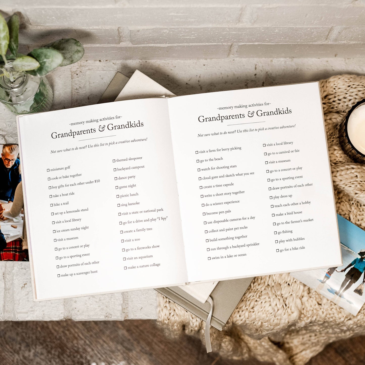 Grandparent Memory Book & Album