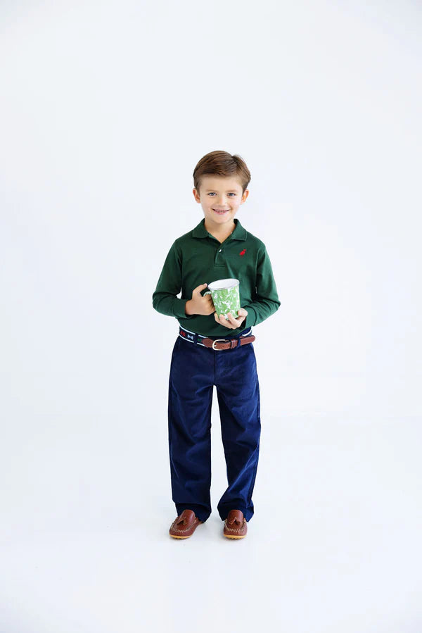 Prim & Proper Polo l/s Grier Green