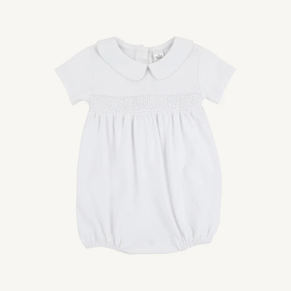Short Sleeve Banbury Bubble White