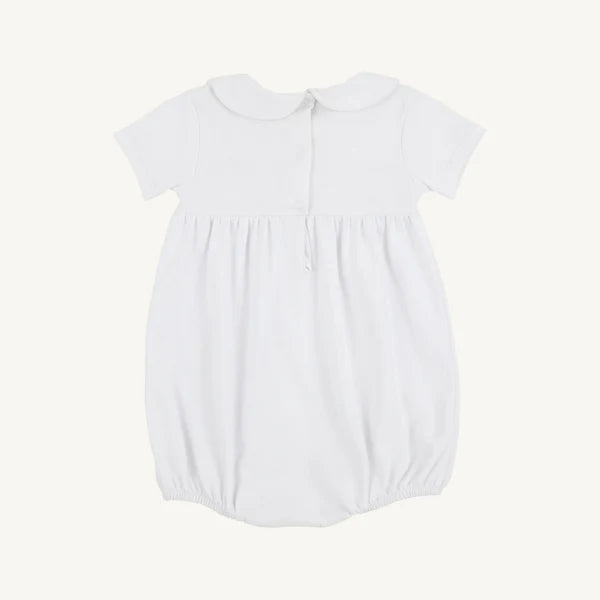 Short Sleeve Banbury Bubble White