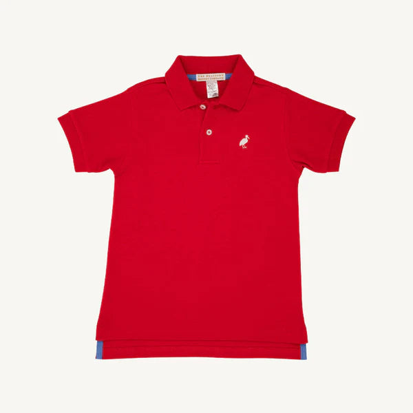 Prim & Proper Polo Red