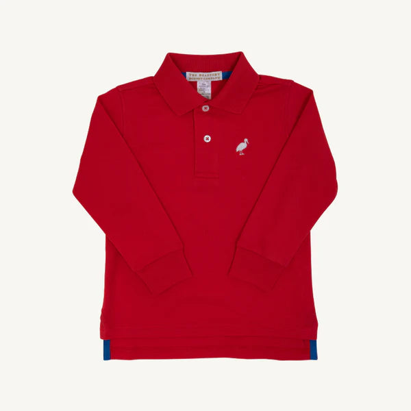 Prim & Proper Polo l/s Red