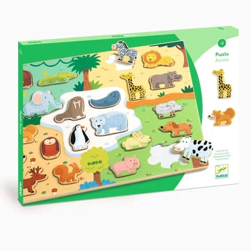 Wooden Puzzle Animals