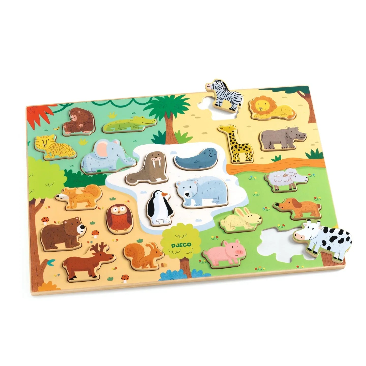 Wooden Puzzle Animals