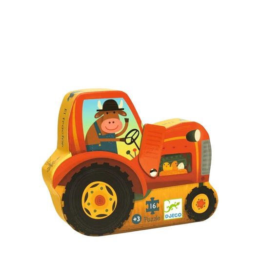 Tractor Silhouette Puzzle