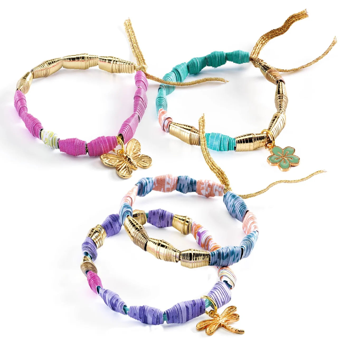 DIY Stylish & Golden Bracelets