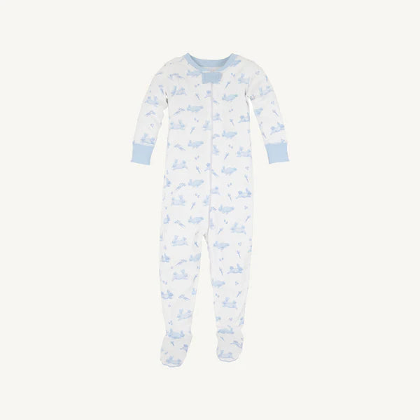 Knox Night Footed PJ in Hops