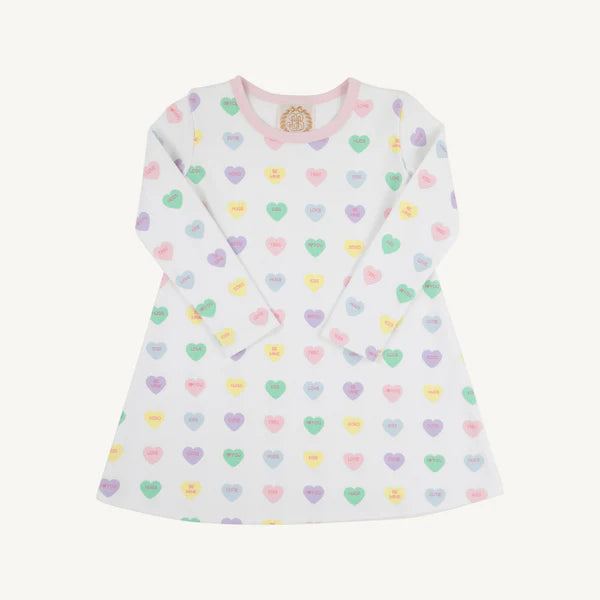 Polly Play Dress LS Hearts