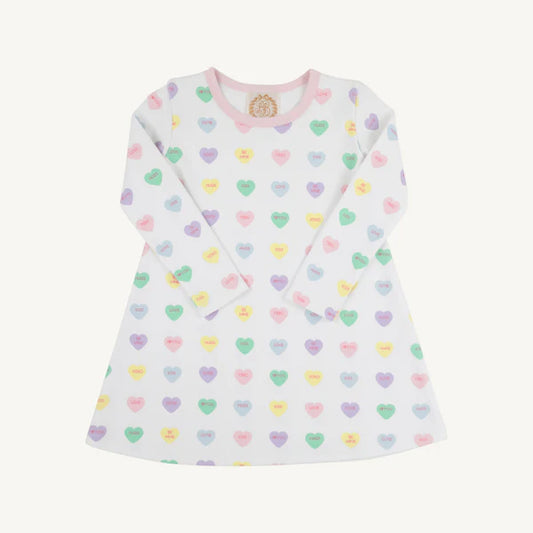Polly Play Dress LS Hearts