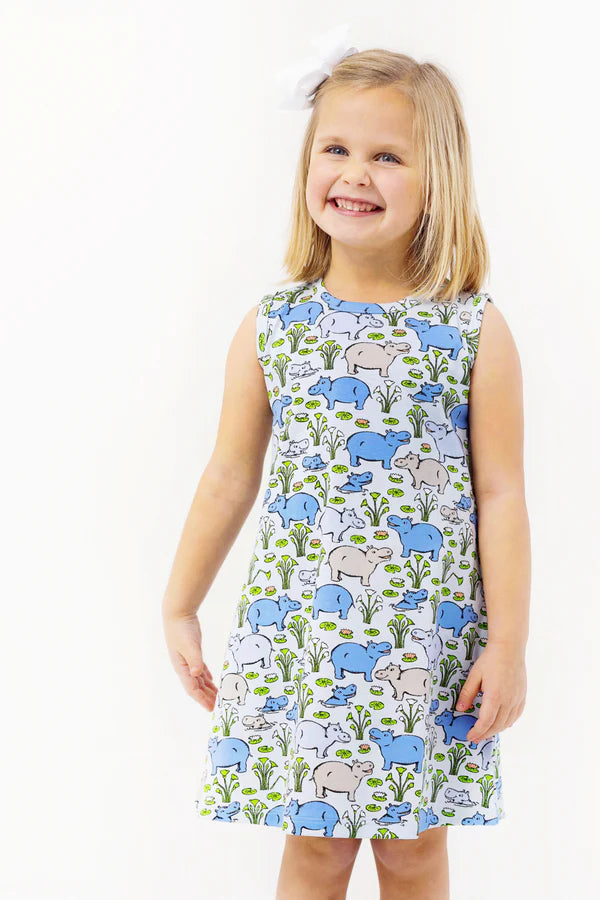 Sleeveless Polly Play Dress Hippo