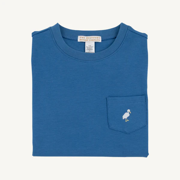 Carter Crewneck Wood Boat Blue