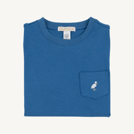 Carter Crewneck Wood Boat Blue