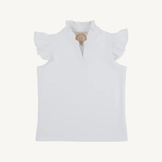 Rosie Ruffle Top in White
