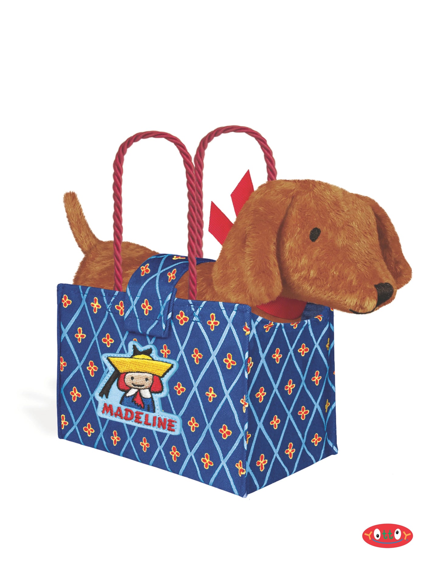 Genevieve Dog 9" in Tote Bag