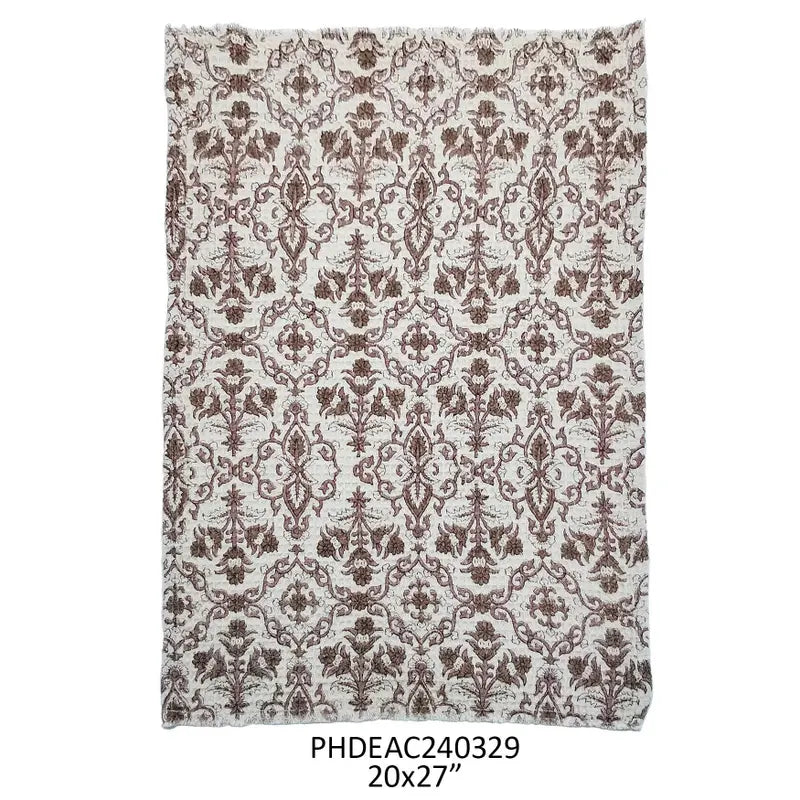 Millet Botanical Print Cotton Dish Towel