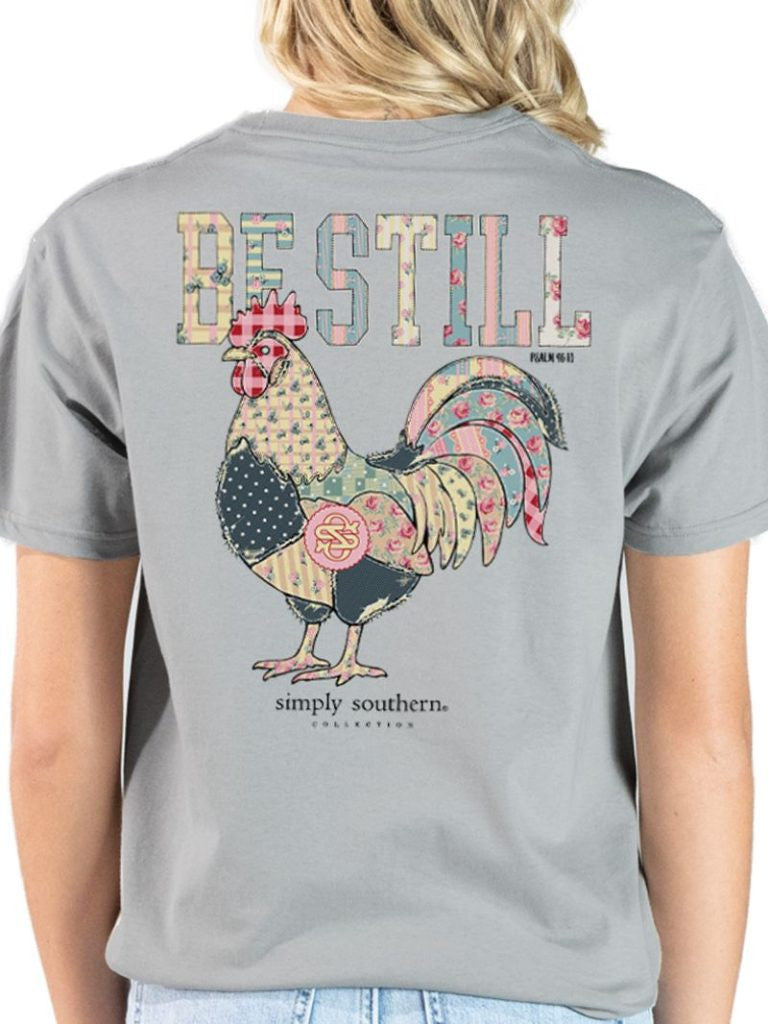 Youth Rooster Be Still Tee
