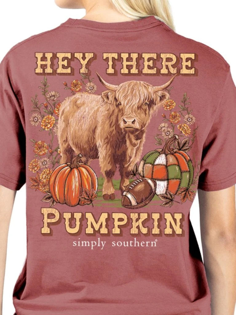 Youth Hey There Highland Cow Tee