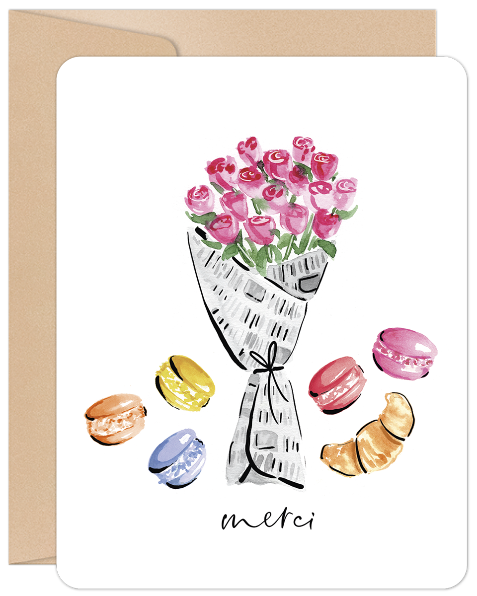 Merci Thank You Card