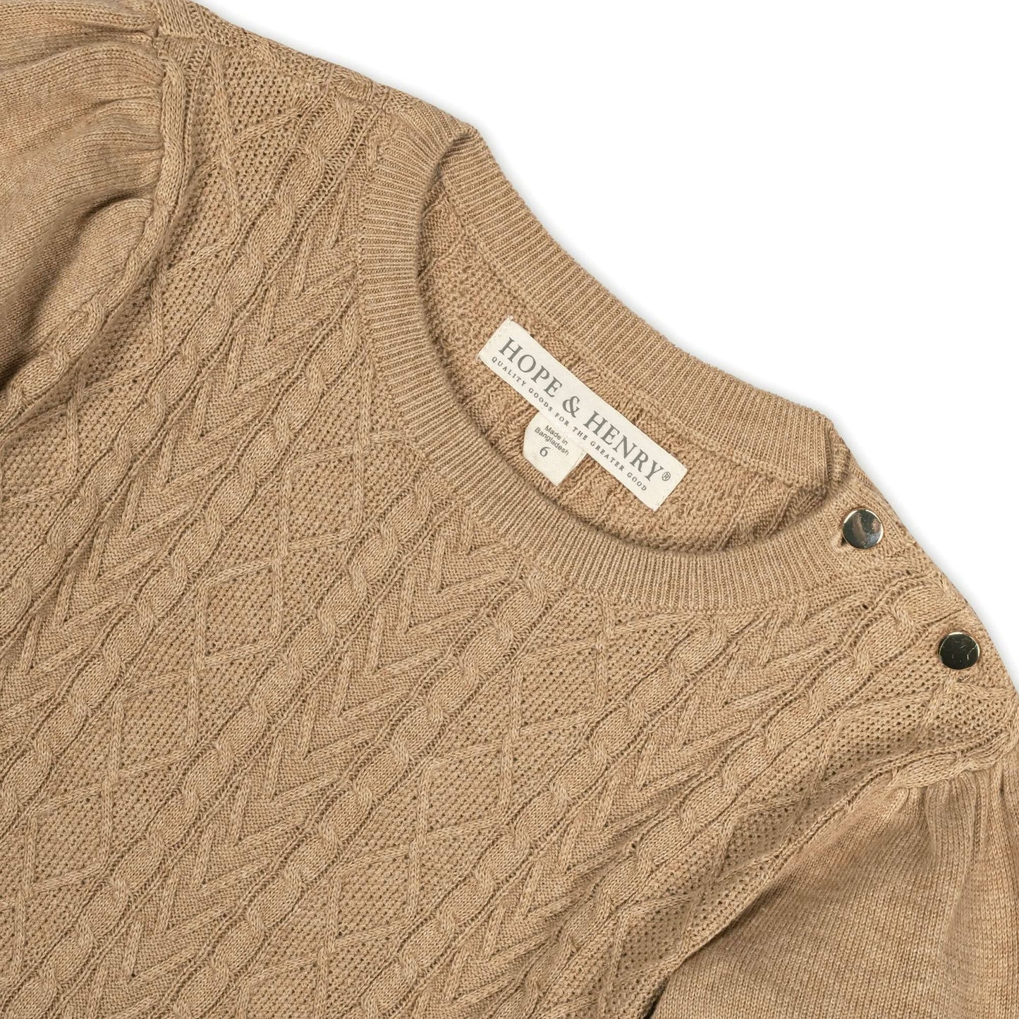 Organic Cable Dress Baby
