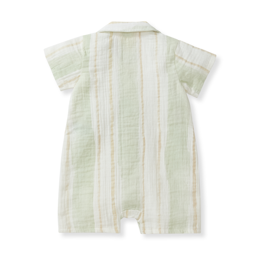 Pacific Stripe  Boy Romper