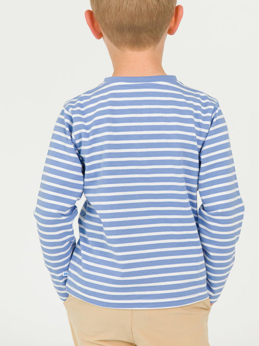 Boys Pumpkin Knit Henley Tee