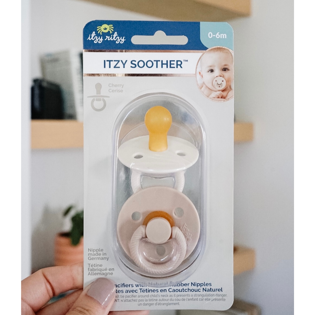 Itzy Soother Natural Rubber Paci Set