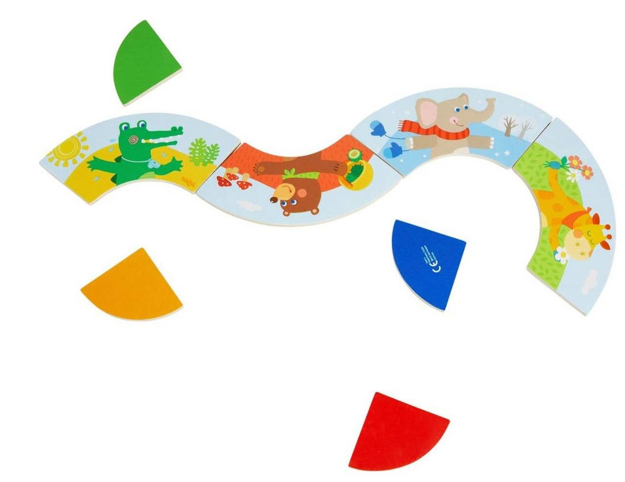 Seasons Wooden Arranging Game