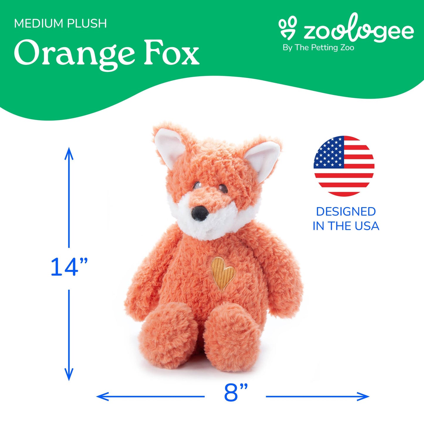 Snuggle Fox 14" Plush