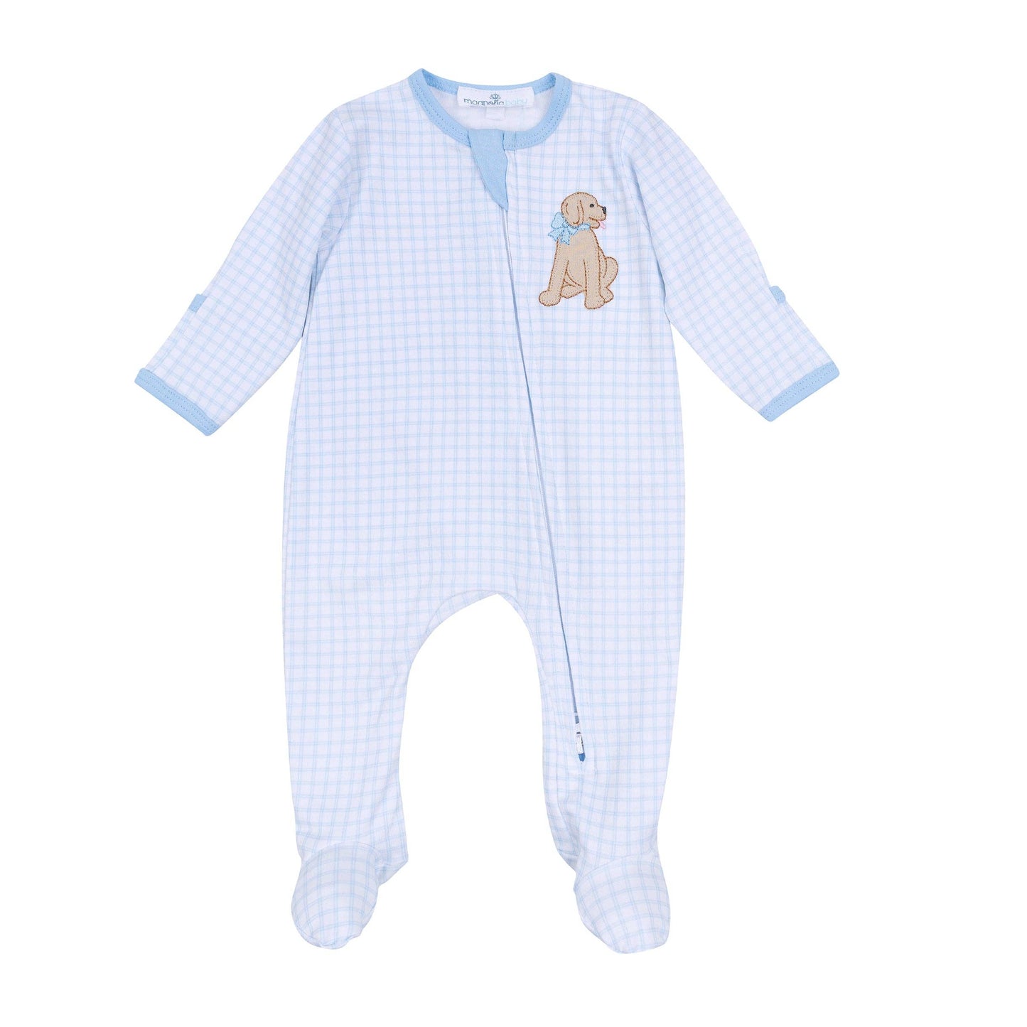 Puppy Playtime Footie in Blue