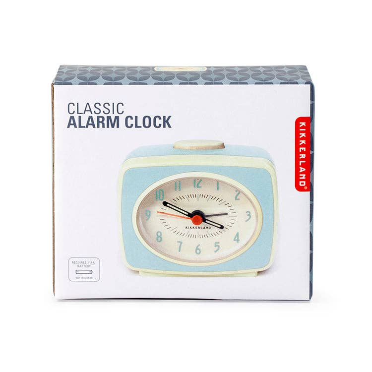 Small Classic Alarm Clock Mint