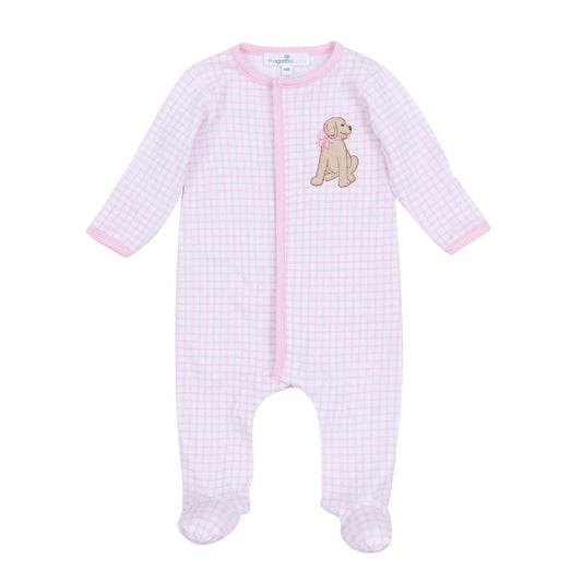 Puppy Playtime Footie in Pink