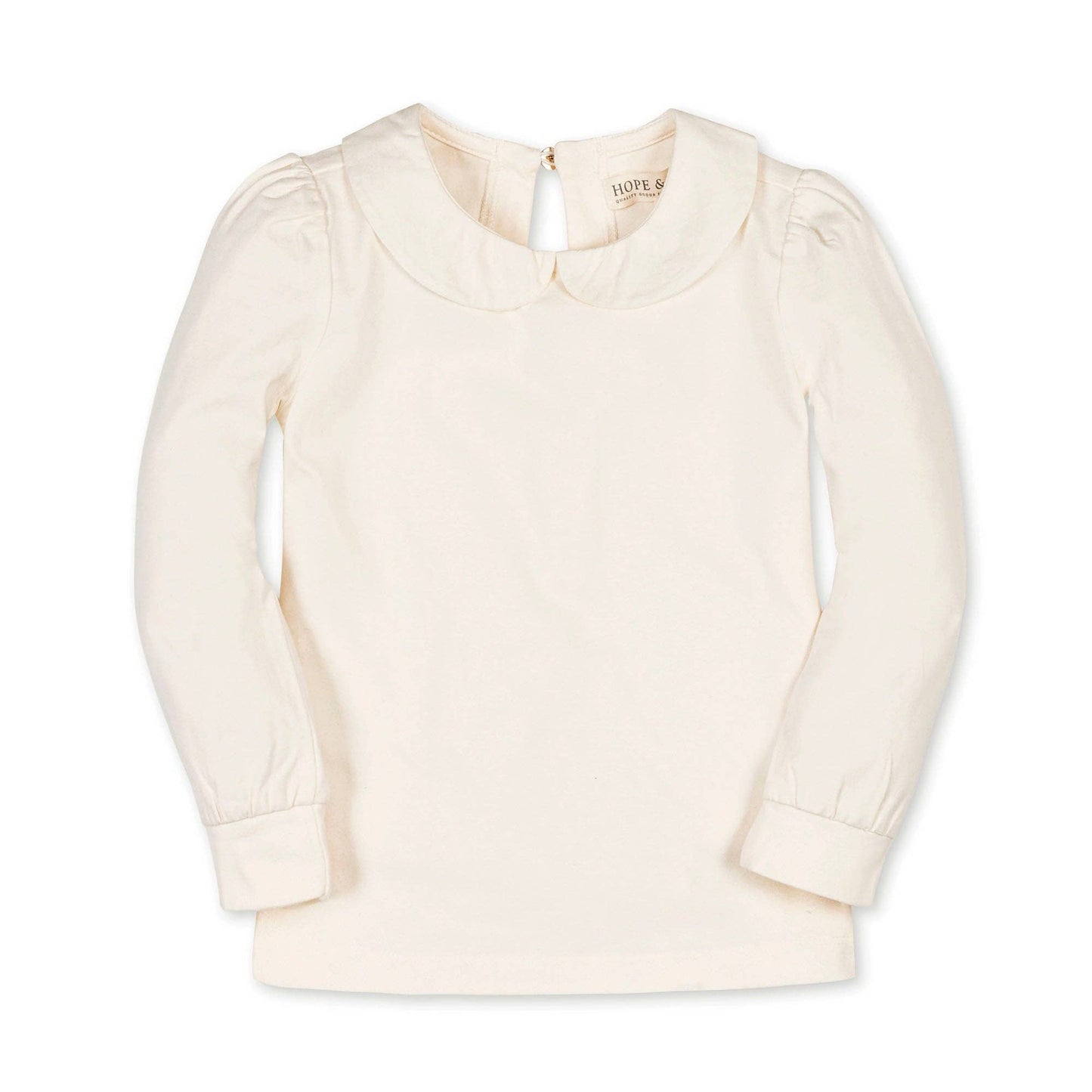 Organic Peter Pan Collar Knit Top