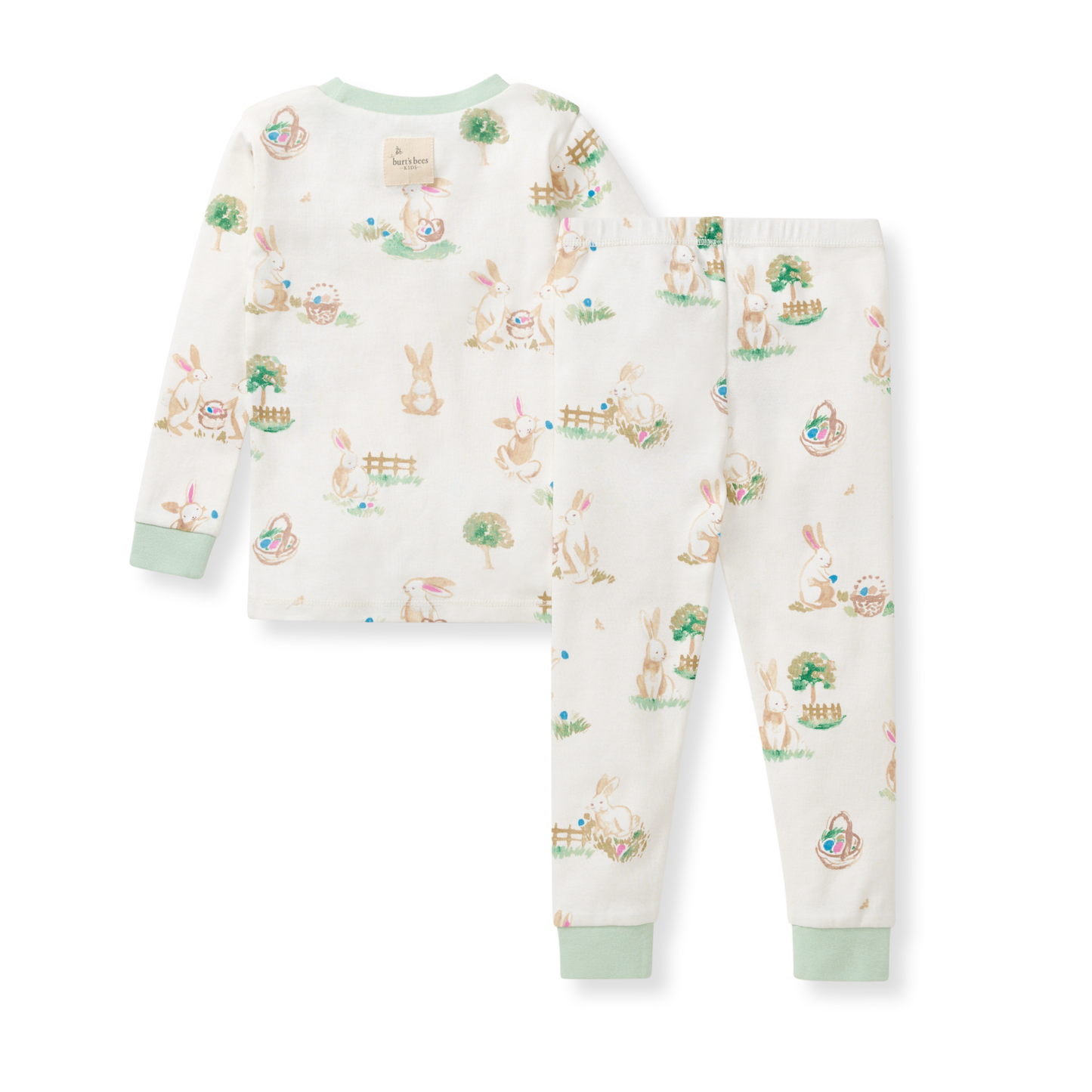 Bunny Egg Hunt Organic 2pc PJ