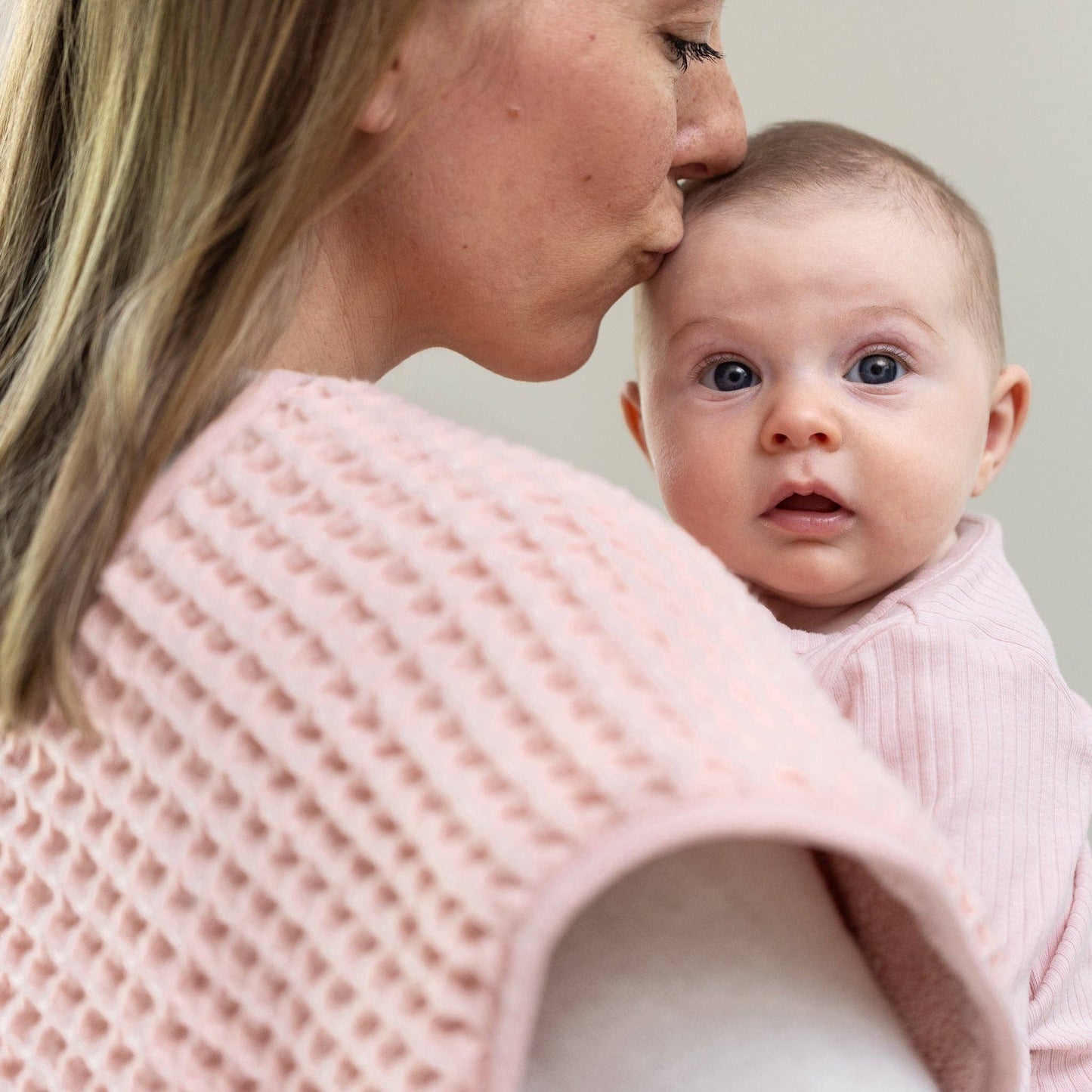 Reversible Bib/Burp Set Blush