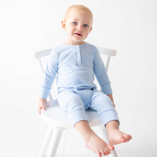 Luna & Arlo Basics Playsuit Sky