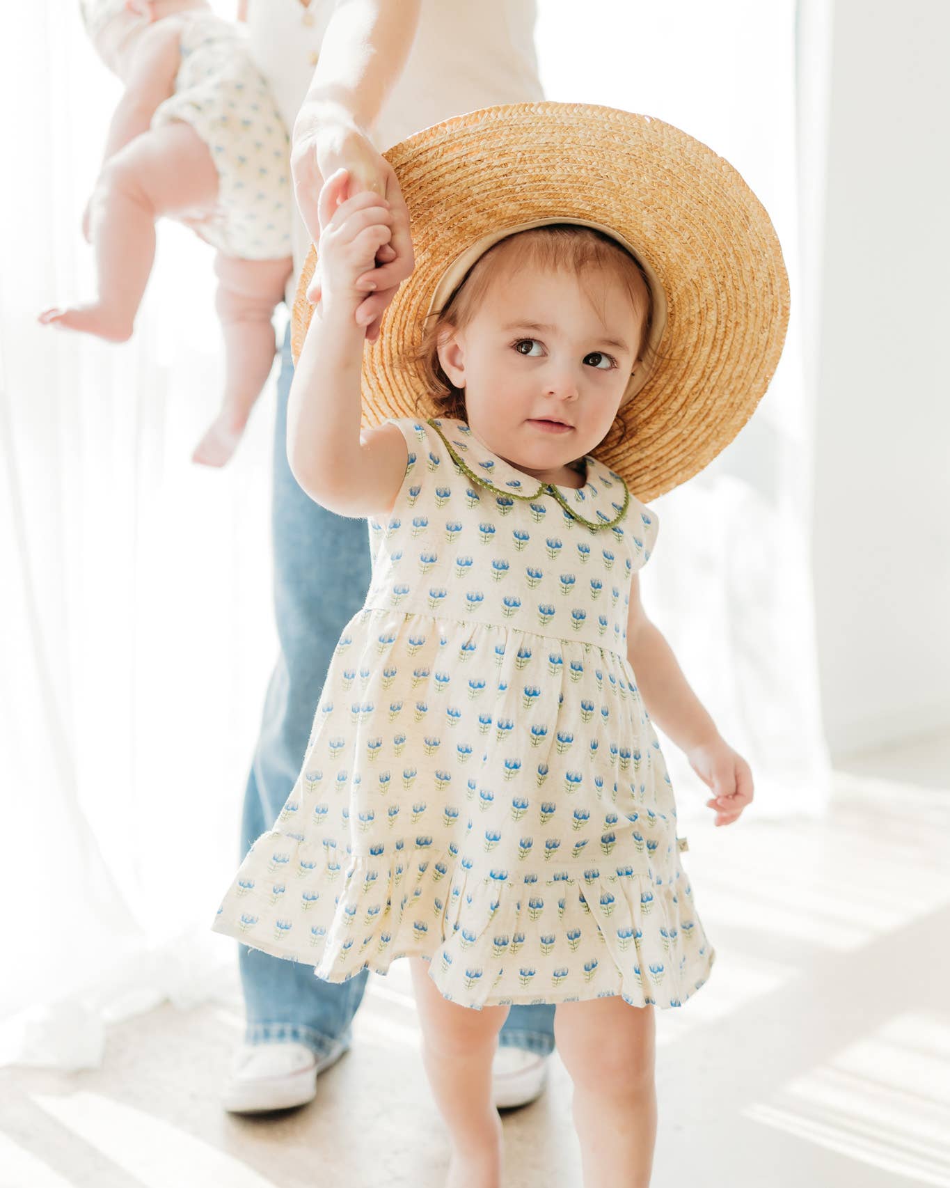 Harper Peter Pan Collar Floral Dress