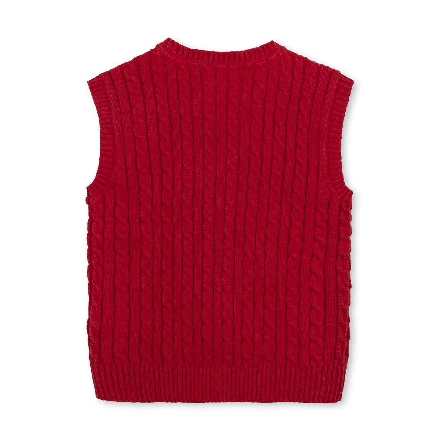 Organic Cable Sweater Vest