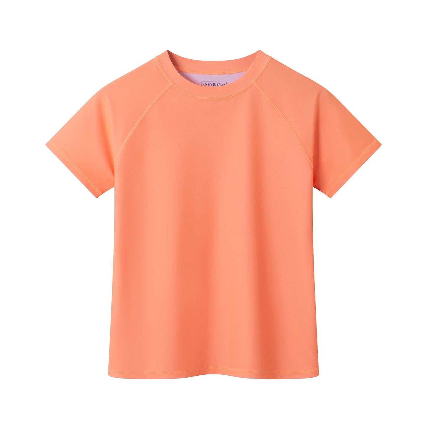 Short Sleeve Orange Rashguard