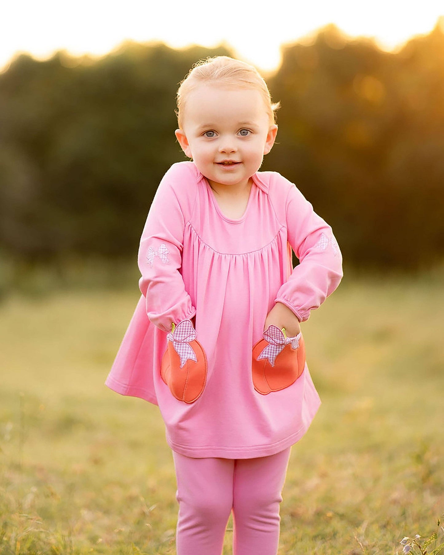 Tabby Tunic Set Pumpkins