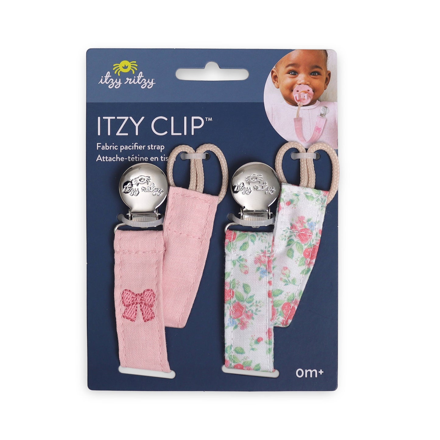 Itzy Clip™ Fabric Pacifier Strap