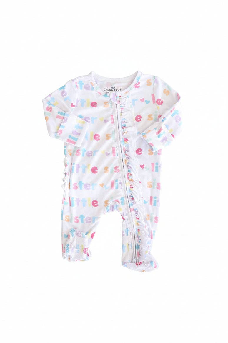 Little Sister Zipper Footie