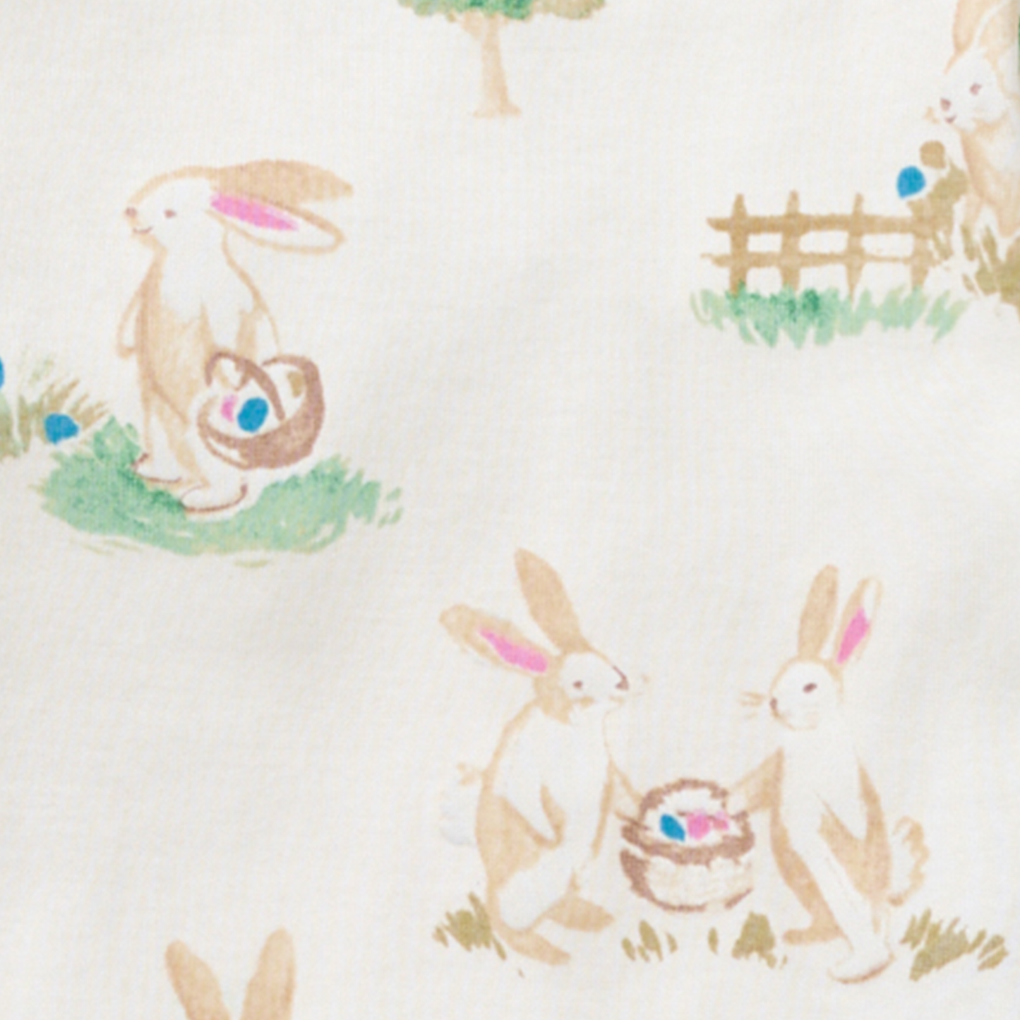Bunny Egg Hunt Organic 2pc PJ