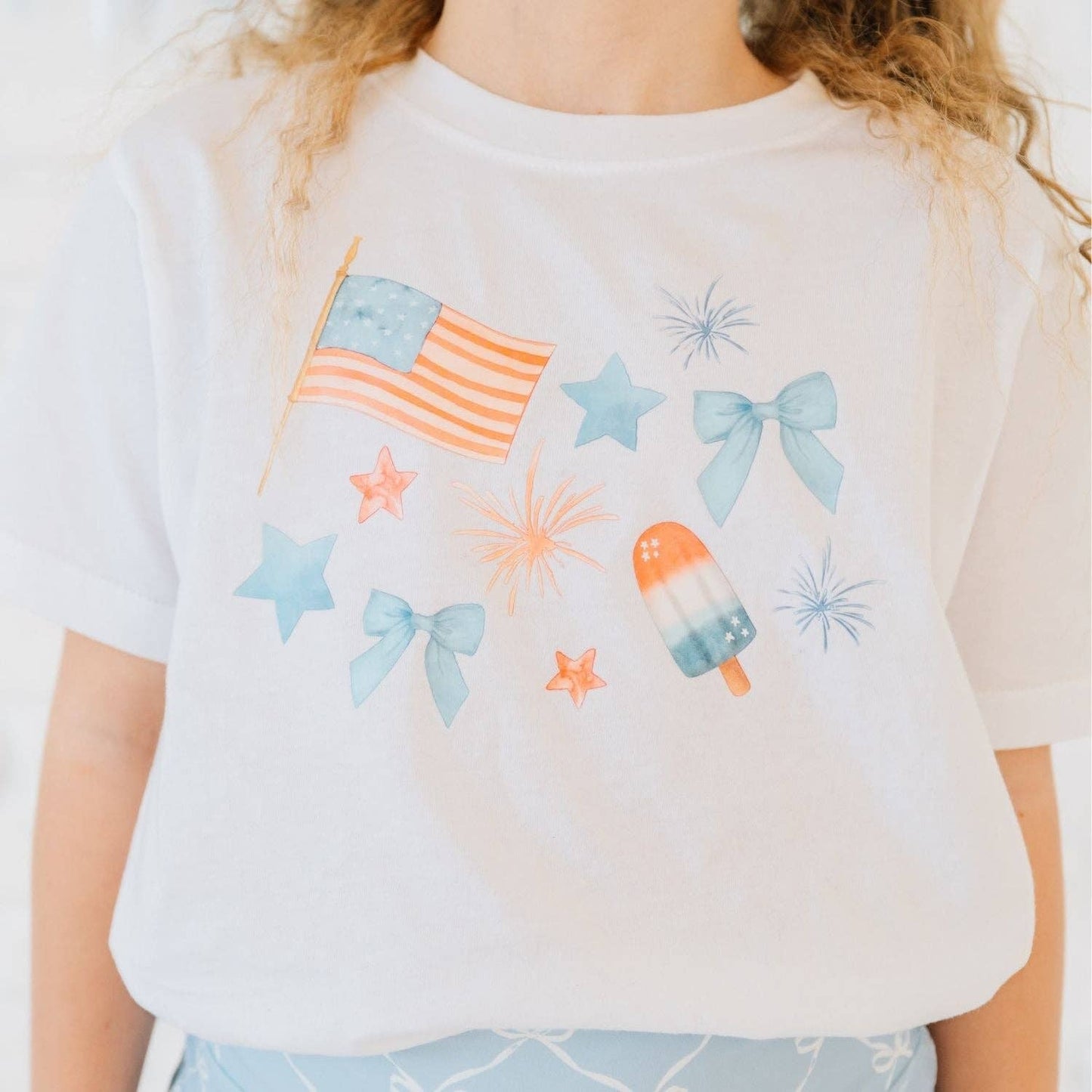 Patriotic Watercolor Tee