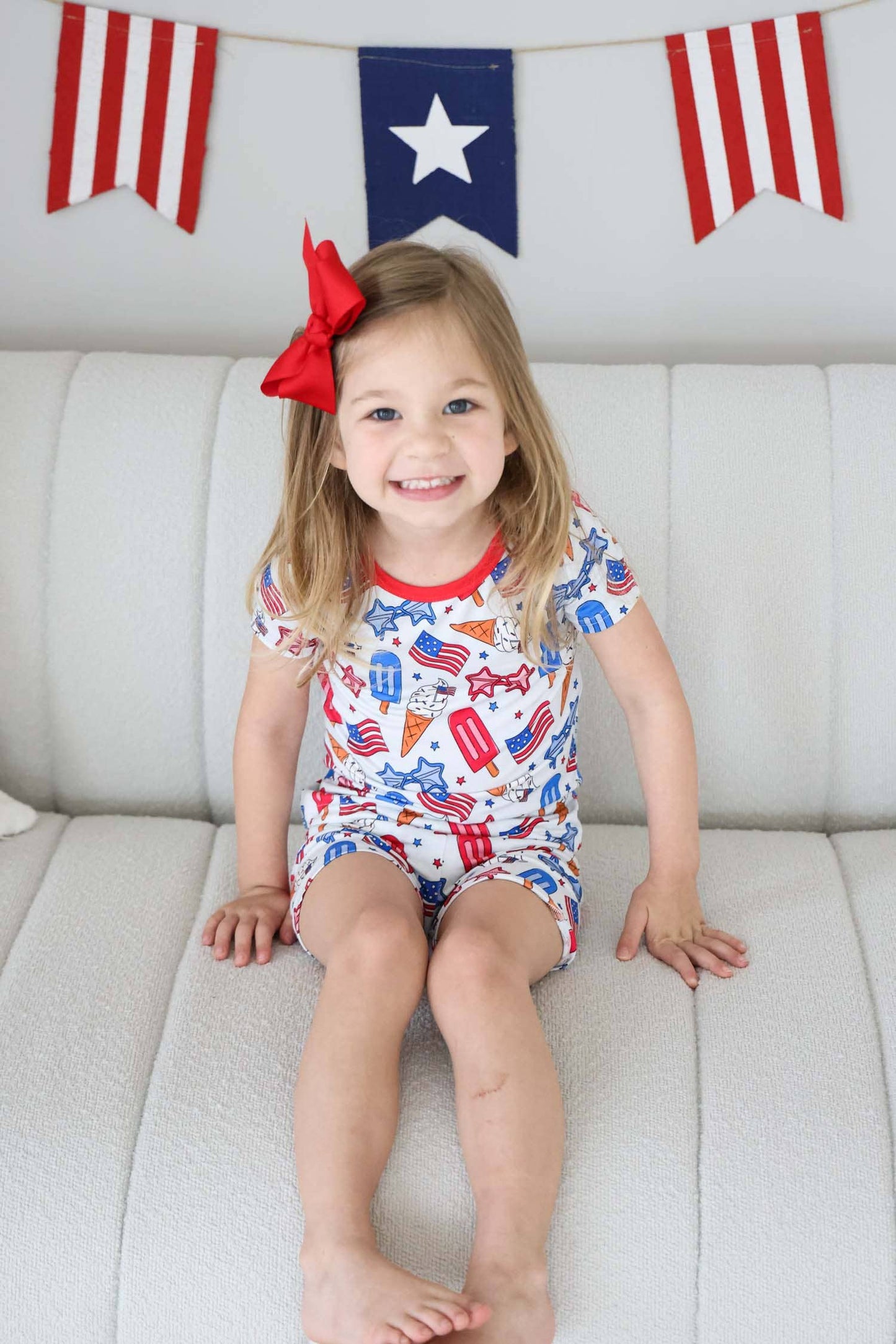 Red, White & Cool PJs