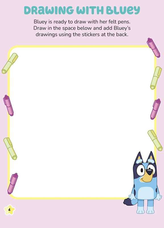 Bluey Stickertivity: Best Friends by Dienesa Le