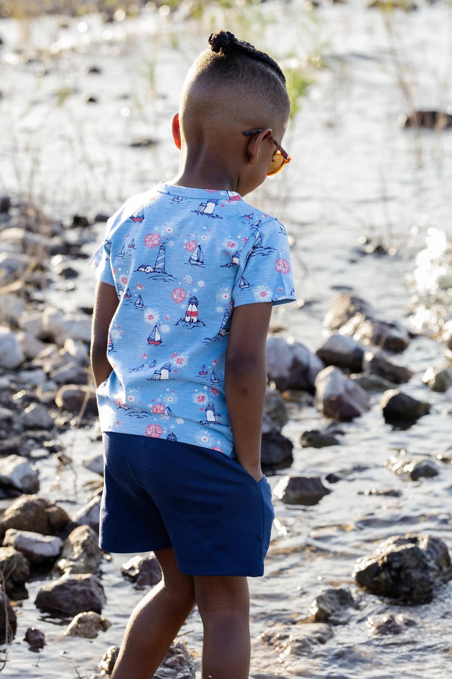 Sea Side Sparklers Organic Tee