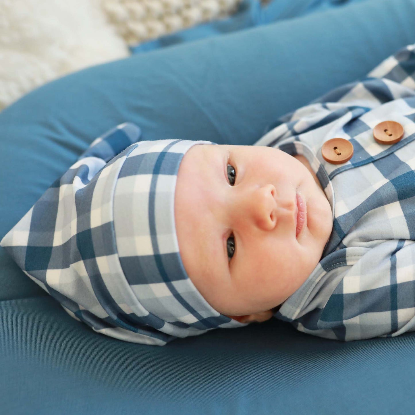 Paxton's Plaid Gown Set