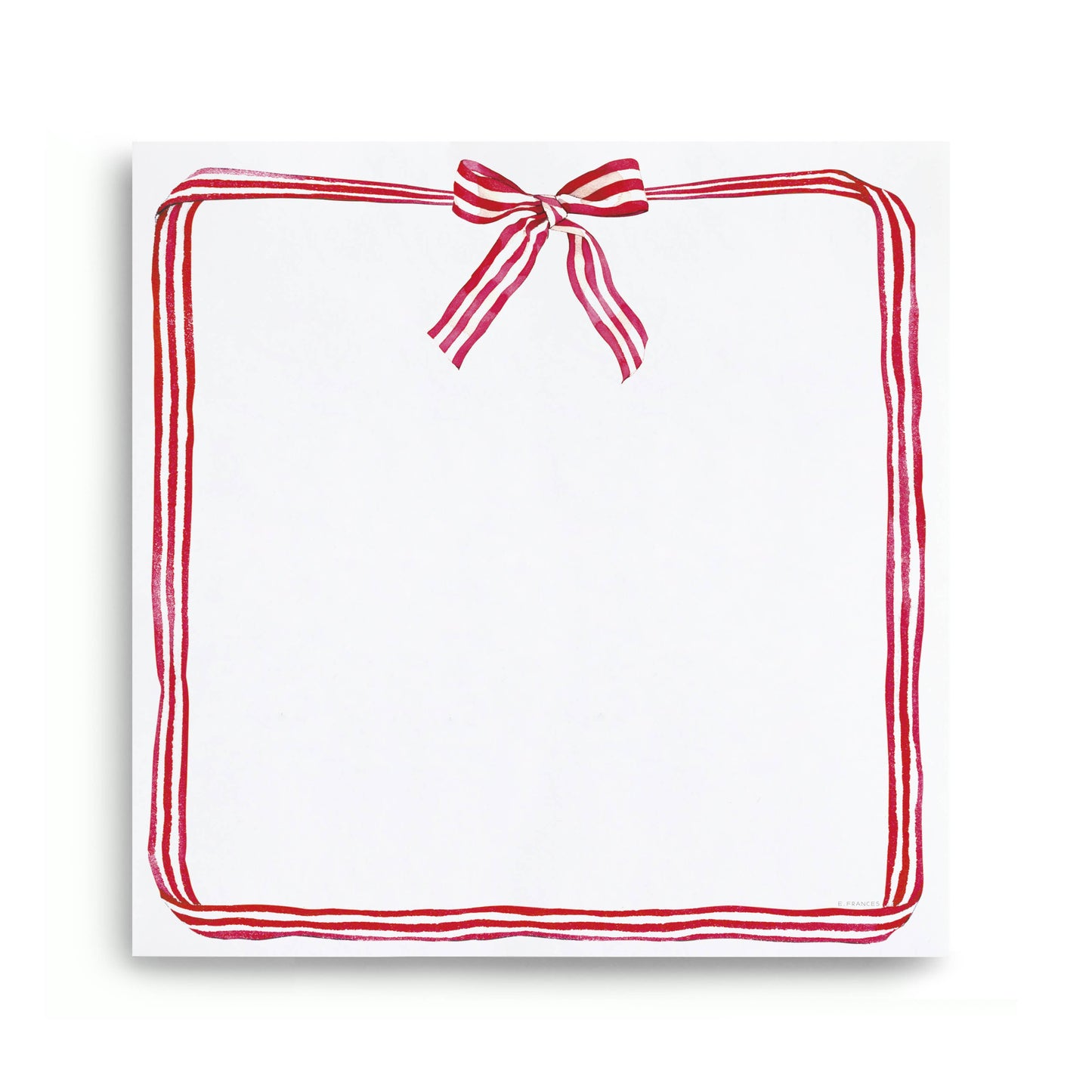 Red Ribbon Chunky Notepad